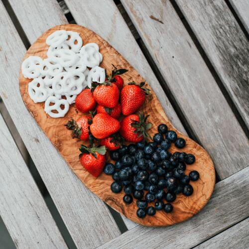 Montolivo Olive Board- Patriotic Cheese Board